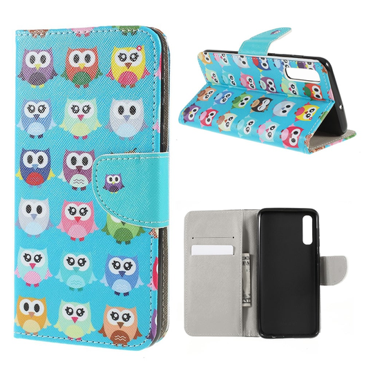 Wonderland Samsung Galaxy A50 kotelot - Useat Pöllöt