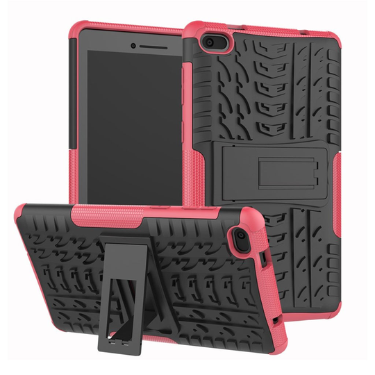 Lenovo Tab E7 cool tyre hybrid case - Rose