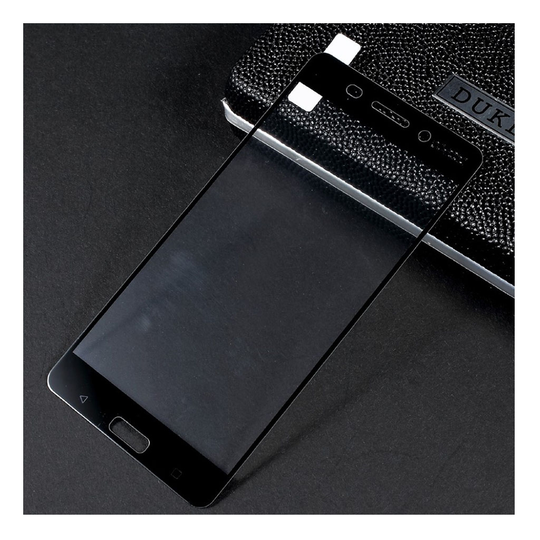Nokia 6 0.3mm Karkaistu Lasi Näytönsuoja - Musta
