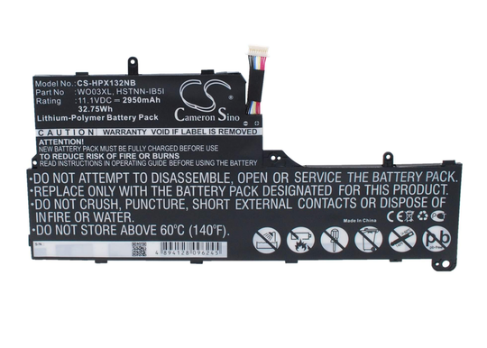HP Split 13 Split 13 x 2 Split 13-M010DX akku 2950 mAh