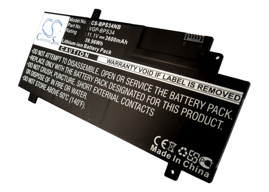 Sony F15A16 F15A16SC SVF15A13CW akku 3600 mAh