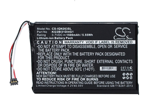 Garmin 010-01188-02 2689LMT 2689LMT 6-inch Navigaattorin Akku