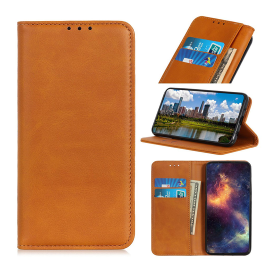 Samsung Galaxy A20e split leather case - Brown