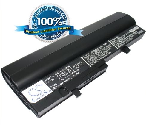 Toshiba Satellite NB300 Satellite N302 Satellite NB305 akku 6600 mAh - Musta