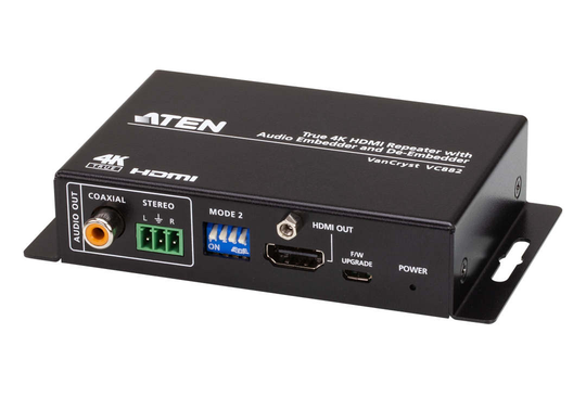 True 4K HDMI Repeater With Audio Embedder And De-Embedder