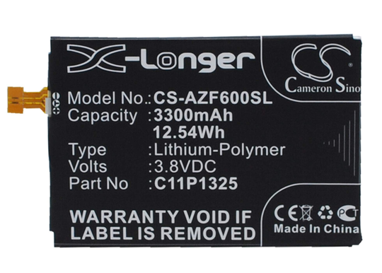 Asus A600 A600CG T00G akku 3300 mAh