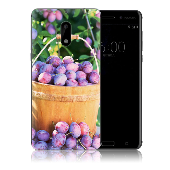 Nokia 6 uniikki suojakuori - Luumut