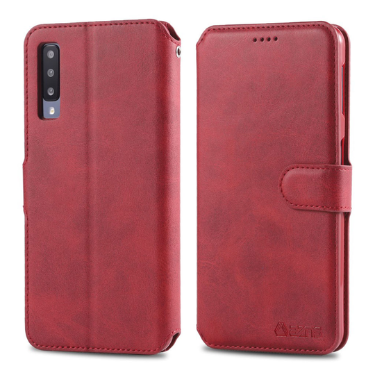 AZNS Samsung Galaxy A50 leather case - Red
