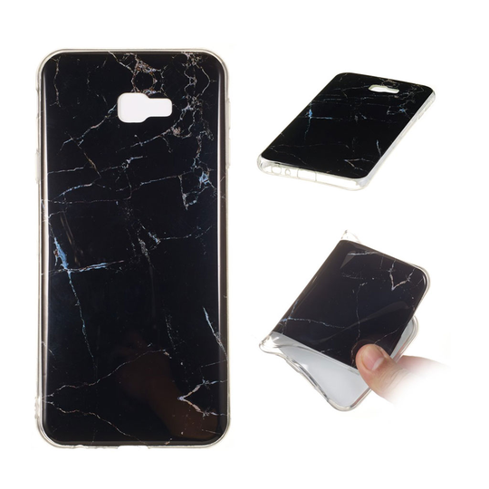 Samsung Galaxy J4 Plus (2018) marmori IMD kuviollinen silikooni muovinen takasuoja kuori - Tyyli B
