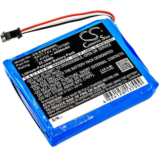 Extech MS6000 MS6000 Oscilloscopes Ms6060 akku 4500mAh