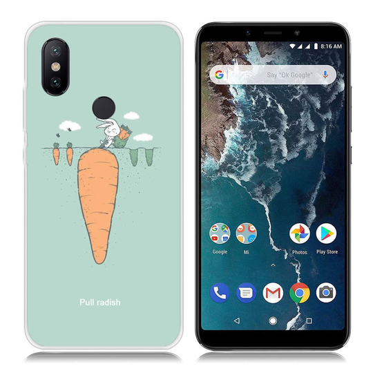 Xiaomi Mi A2 kuviollinen suojakotelo - Vedä Retiisi