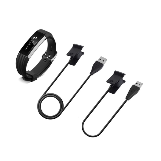 Fitbit Alta USB latauskaapeli - Musta