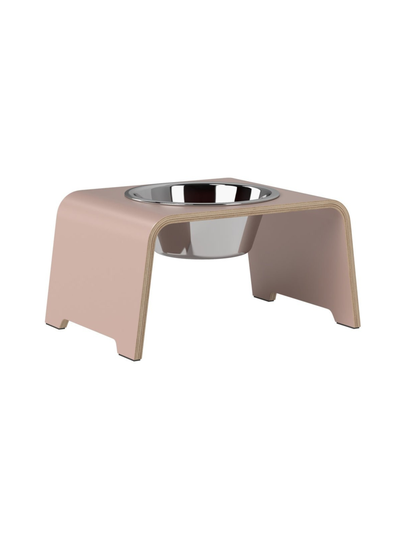 Dogbar® single korotettu ruokakuppi - vanha roosa