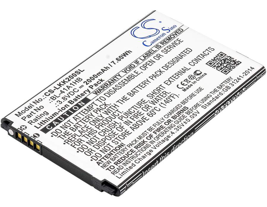 LG K200 K200ds K200dsK akku 2000mAh