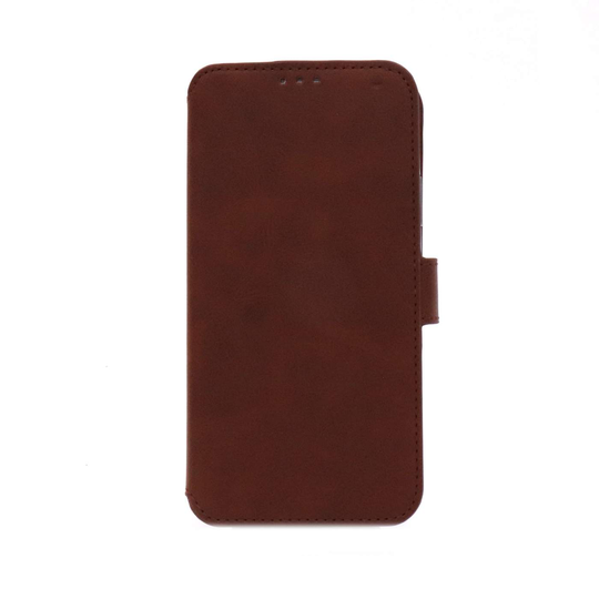 NovaNL Bookcase Volume 1.0 suojakotelo Apple iPhone 11 - ruskea