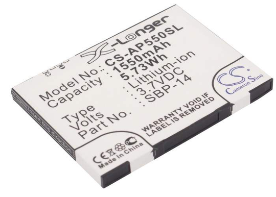 Asus P550 Solaris akku 1550 mAh