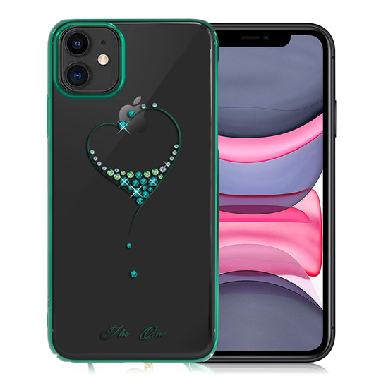Kingxbar iPhone 11 Wish Swarovski Case - Green