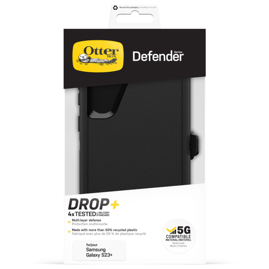 OTTERBOX DEFENDER SAMSUNG S23+ - BLACK