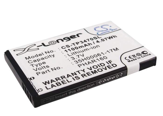 HTC P3470 P3479 Pharos akku 1100 mAh