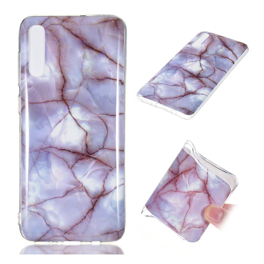 Samsung Galaxy A70 marble pattern gel case - Style E