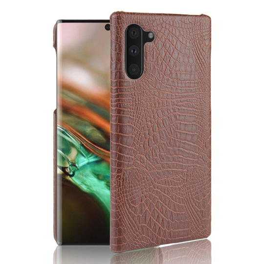 Croco Samsung Galaxy Note 10 kuoret - Ruskea