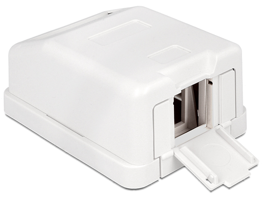 Keystone Surface Mounted Box 1 Port With Dust Cover