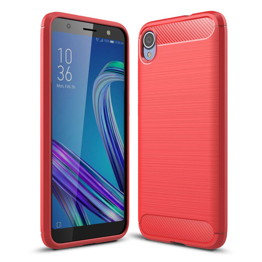 Carbon Flex ASUS Zenfone Live L1 kuoret - Punainen