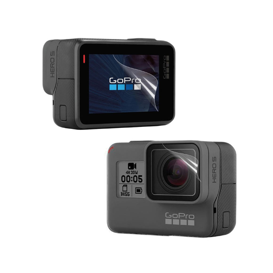 GoPro5 Kirkas LCD Näytönsuoja + Linssisuoja