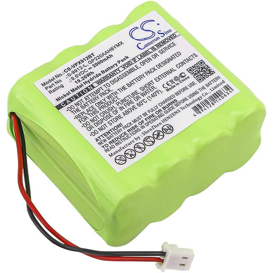 Visonic 0-100459 0-100498 0-100535 akku 2000mAh