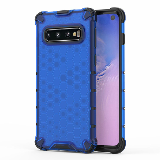 Bofink Honeycomb Samsung Galaxy S10 kuoret - Sininen
