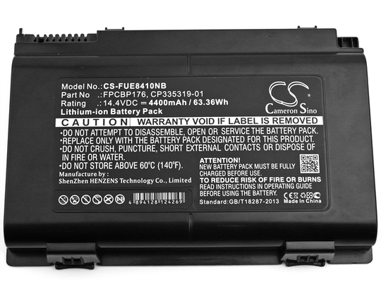 Fujitsu Lifebook A6230 akku 4400 mAh