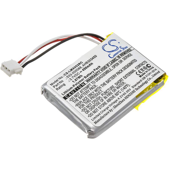 Logitech 910-004362 910-004374 M-RO052 akku 450mAh / 1.67Wh
