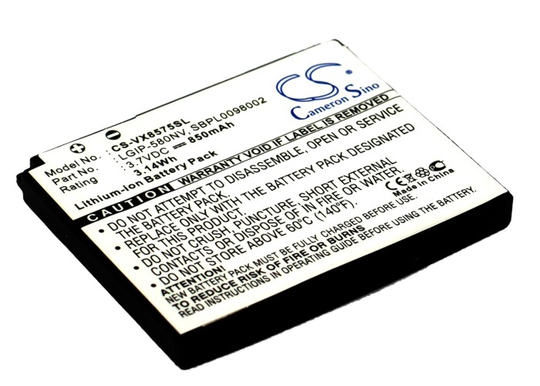 LG VX8575 Chocolate Touch Touch AX8575 Akku 850 mAh