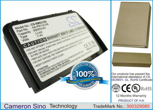 Samsung NP-Q1U NP-Q1 Ultra NP-Q1U NP-Q1U NP-Q1U-000 NP-Q1U-A000 NP-Q1U-CMXP NP-Q1U-EL NP-Q1U-ELXP NP-Q1U-SSDXP NP-Q1U-V NP-Q1U-XP NP-Q1U-Y02 NP-Q1U-Y04 akku 6600 mAh