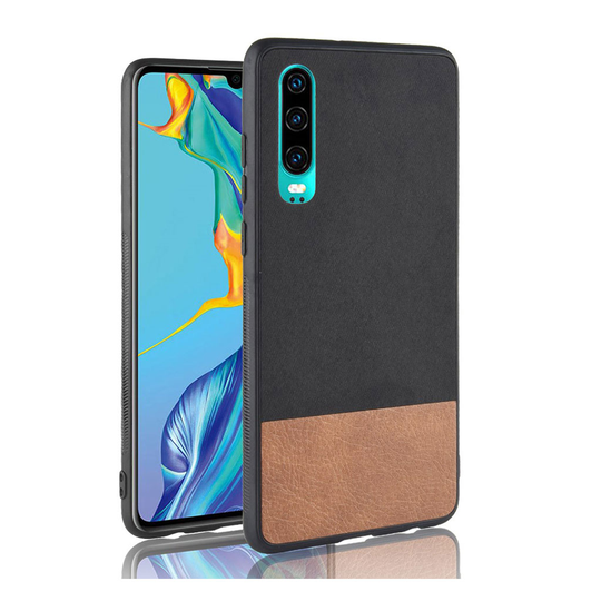 Huawei P30 bi-color hybrid case - Black