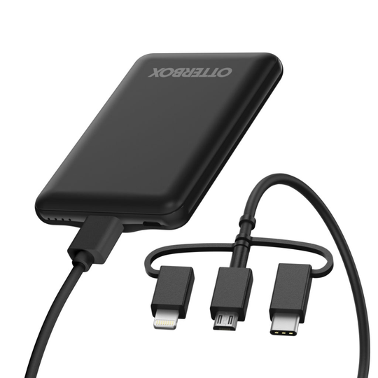PowerBankKIT 5KMAH/USBAMI/10W3-1CA1M BLK