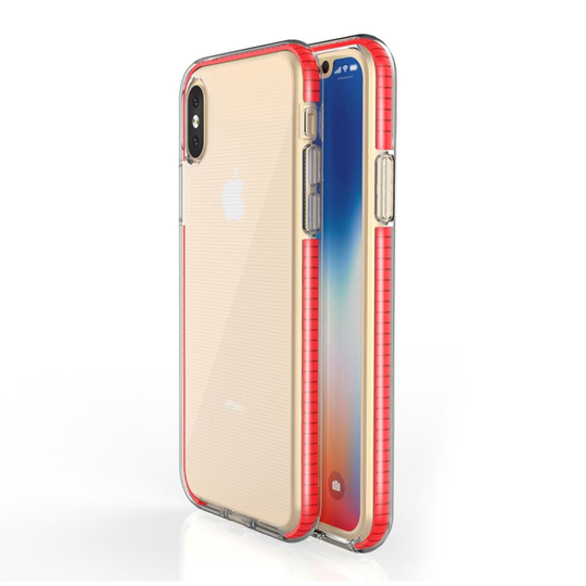 iPhone XS shock resistant hybrid case - Red