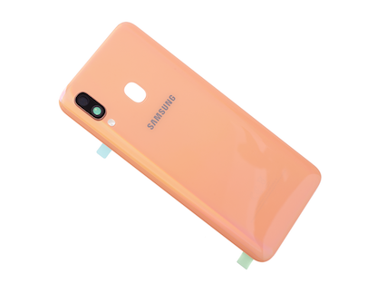 Samsung SM-A405 Galaxy A40 Alkuperäinen Takalasi / Akkukansi - Koralli Coral