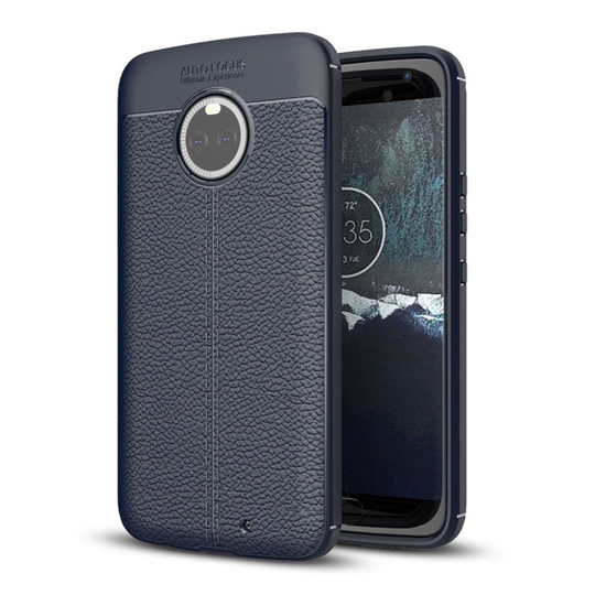 Motorola Moto X4 elegantti suojakuori - Tummansininen