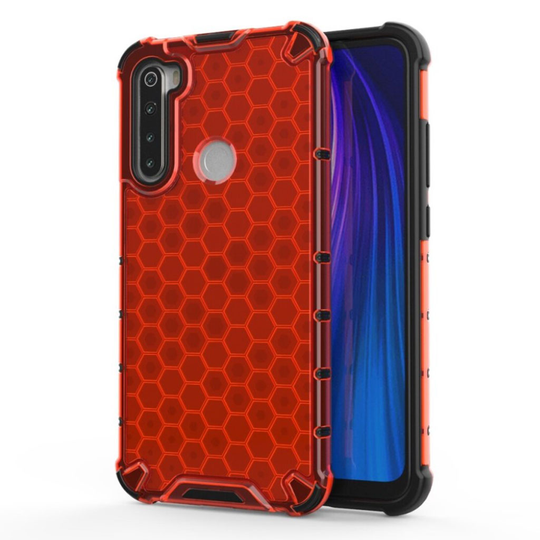 Bofink Honeycomb Xiaomi Redmi Note 8 kuoret - Punainen