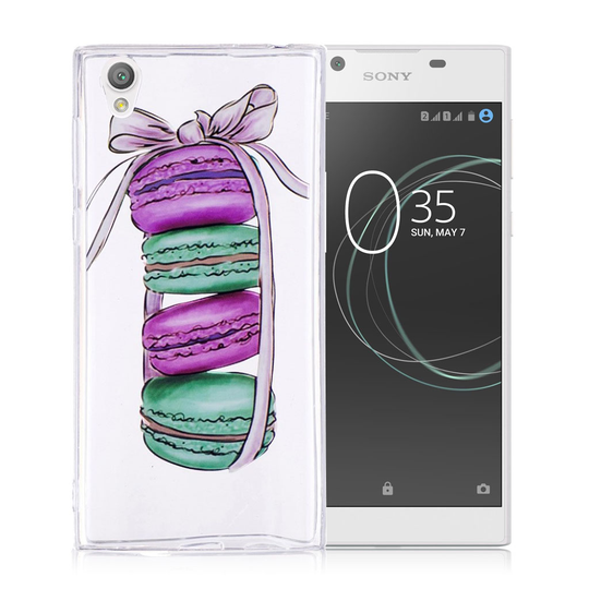 Sony Xperia L1 uniikki suojakuori - Macaroonit