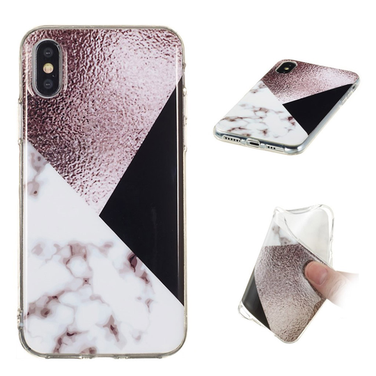 iPhone Xs Max marmori kuosi pehmeä Suojakotelo - Malli I