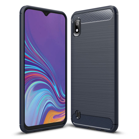 Carbon Flex Samsung Galaxy A10 kuoret - Sininen
