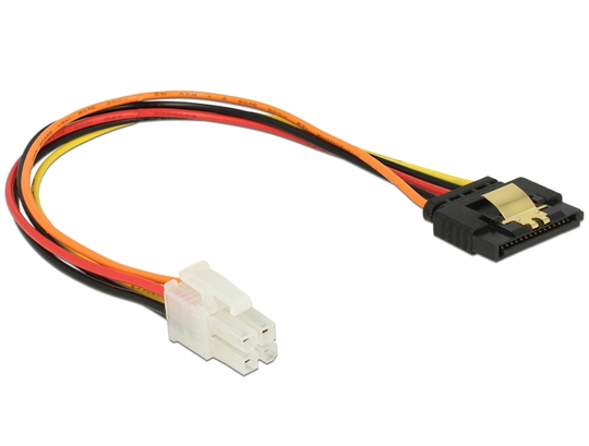 This Power Cable By Delock Can Be Connected To A P4 Port Of A Lenovo® Motherboard And Enables The P