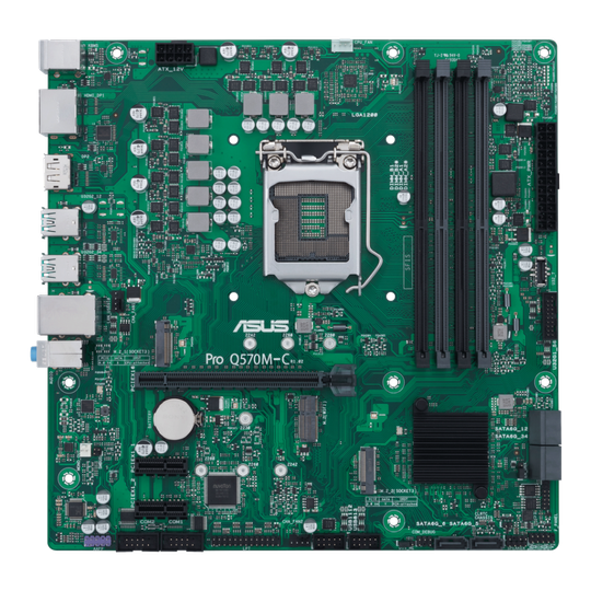ASUS PRO Q570M-C/CSM LGA 1200 MATX MB