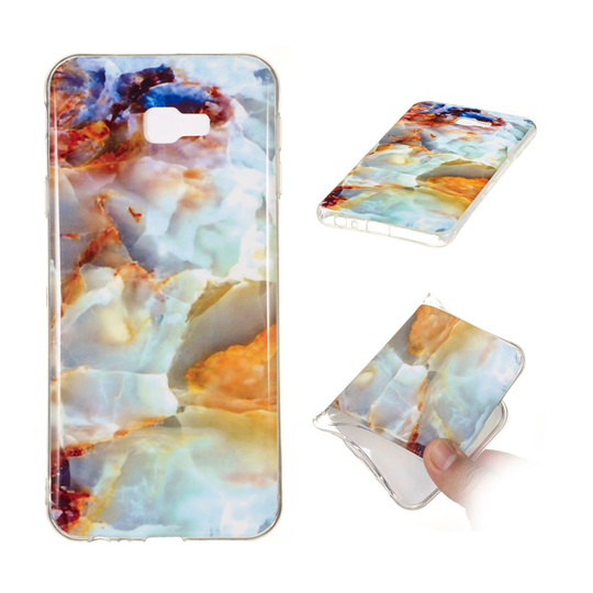 Samsung Galaxy J4 Plus (2018) marmori IMD kuviollinen silikooni muovinen takasuoja kuori - Tyyli N