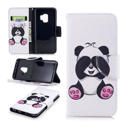 Samsung Galaxy S9 eleganttinen suojakotelo - Hassu panda