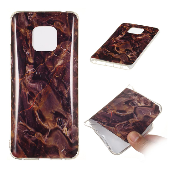 Huawei Mate 20 Pro IMD marmori kuviollinen silikooni takasuoja kuori - Tyyli R